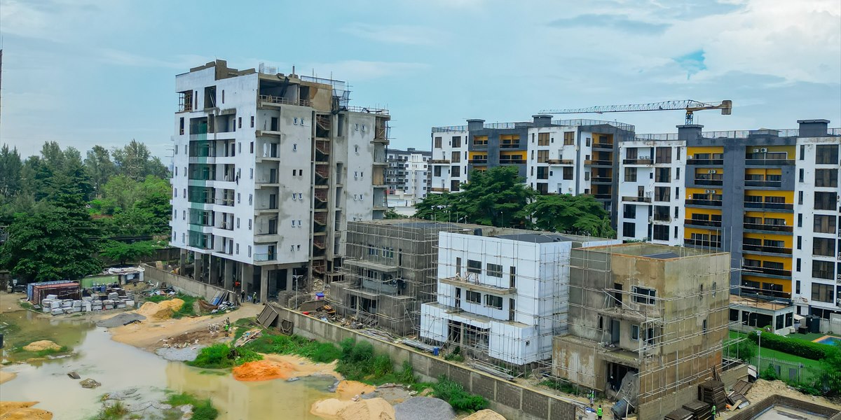 Riveria Residences, Ikoyi construction progress 4