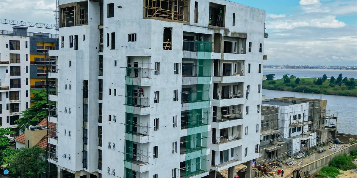 Riveria Residences, Ikoyi construction progress 6