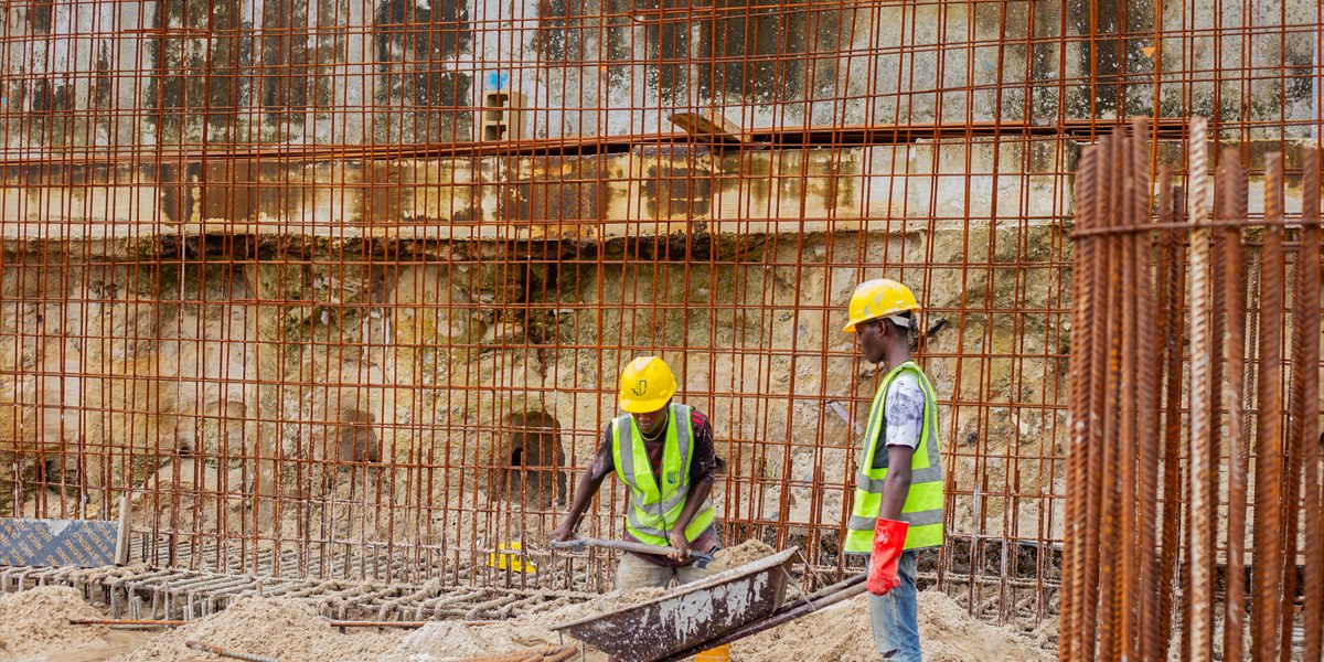 Lekki Palisade reinforced concrete works