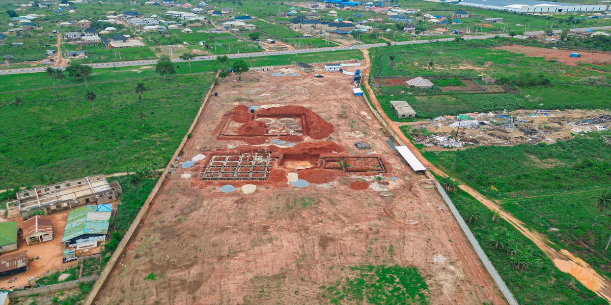 Ganic, Abeokuta aerial project progress